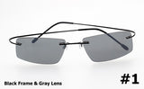 R66 1316 The Matrix Style Gray Polarized Driving Sunglasses