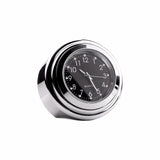 R66 1310 R66 Waterproof 7/8" 1" Chrome Motorcycle Handlebar Mount Quartz Clock Watch
