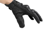 SKU R66 1134  R66 Perforated Leather Motorcycle Gloves  Cycling Motocross Glove Sixe XL