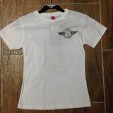 SKU R66 0244 Route 66 Born to Ride T-Shirt White  Large