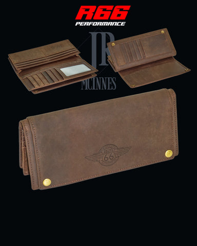 R66 2023 BROWN LEATHER WALLET